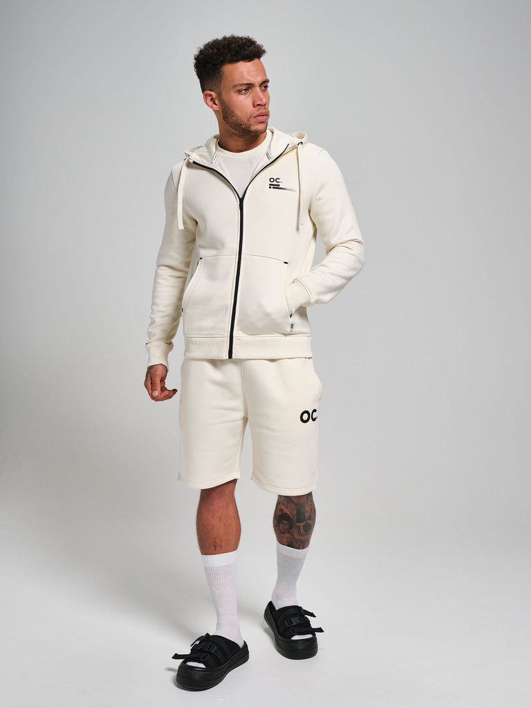 Zip Hoodie - Off White