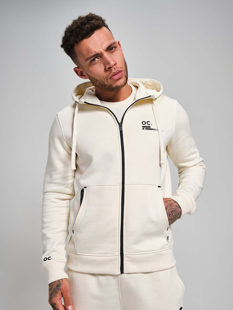 Zip Hoodie - Off White
