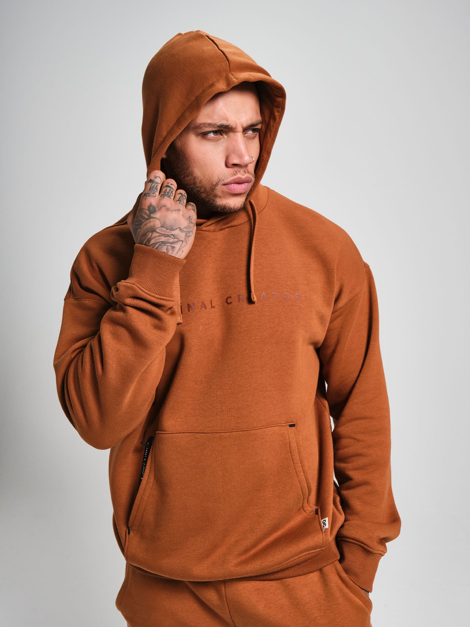 Overhead Hoodie - Bronze Brown