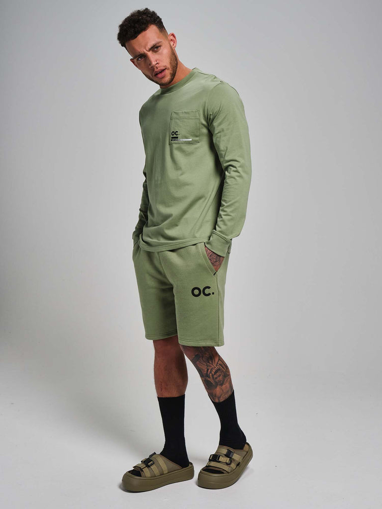 OC. Long Sleeve T-Shirt - Sage Green