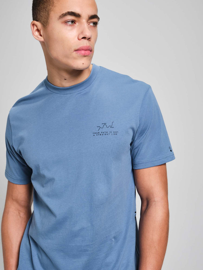 Path T-Shirt - Cerulean Blue