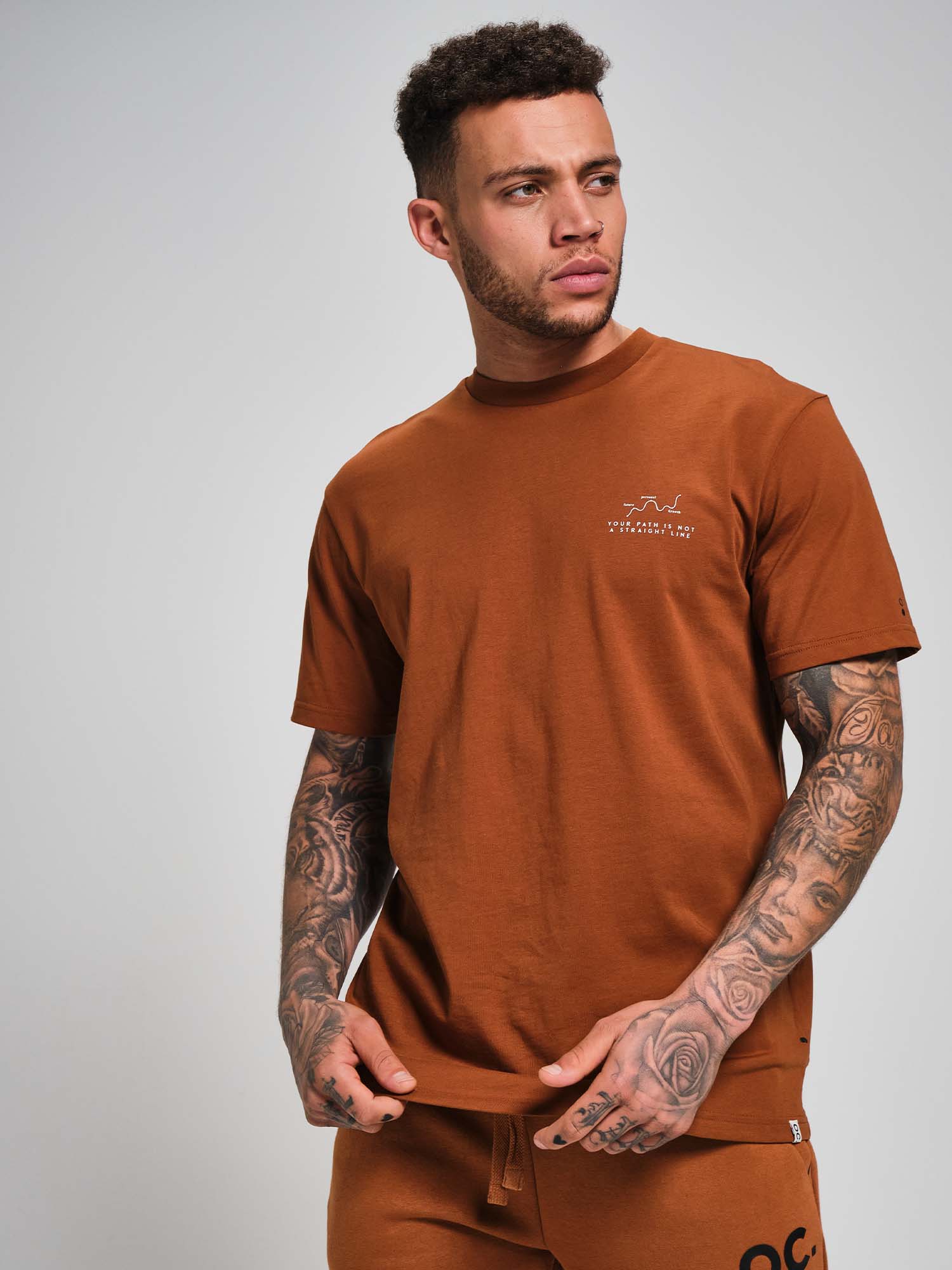 Path T-Shirt - Bronze Brown