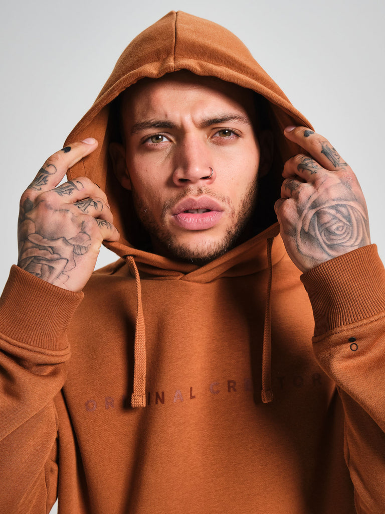 Overhead Hoodie - Bronze Brown