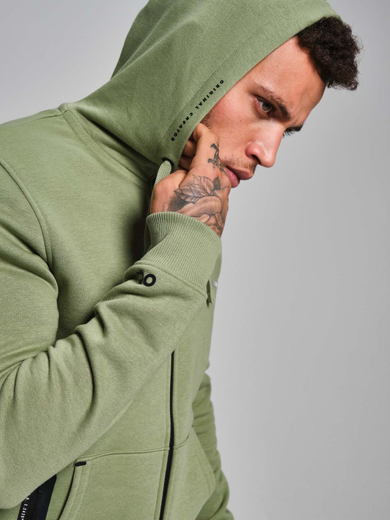 Zip Hoodie - Sage Green