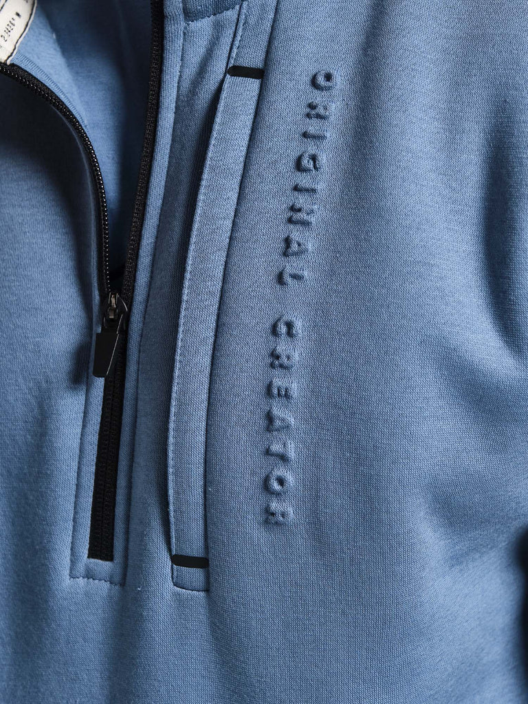 Half Zip - Cerulean Blue
