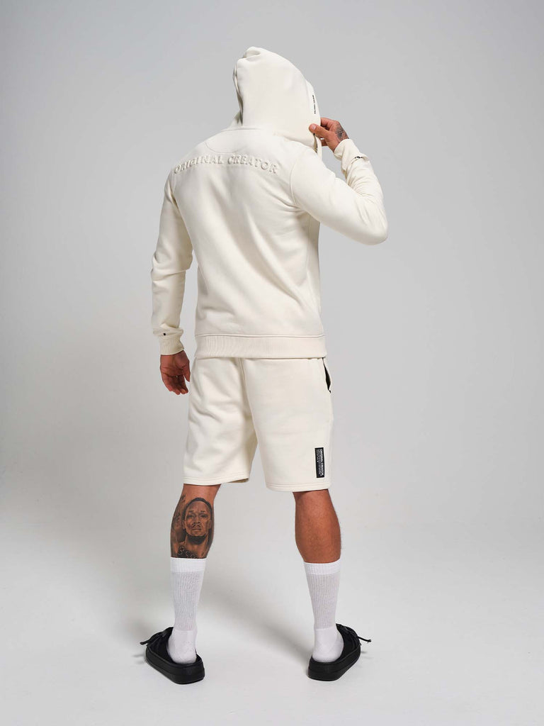 Zip Hoodie - Off White
