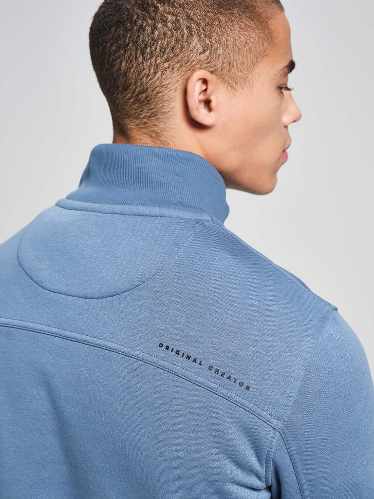 Half Zip - Cerulean Blue