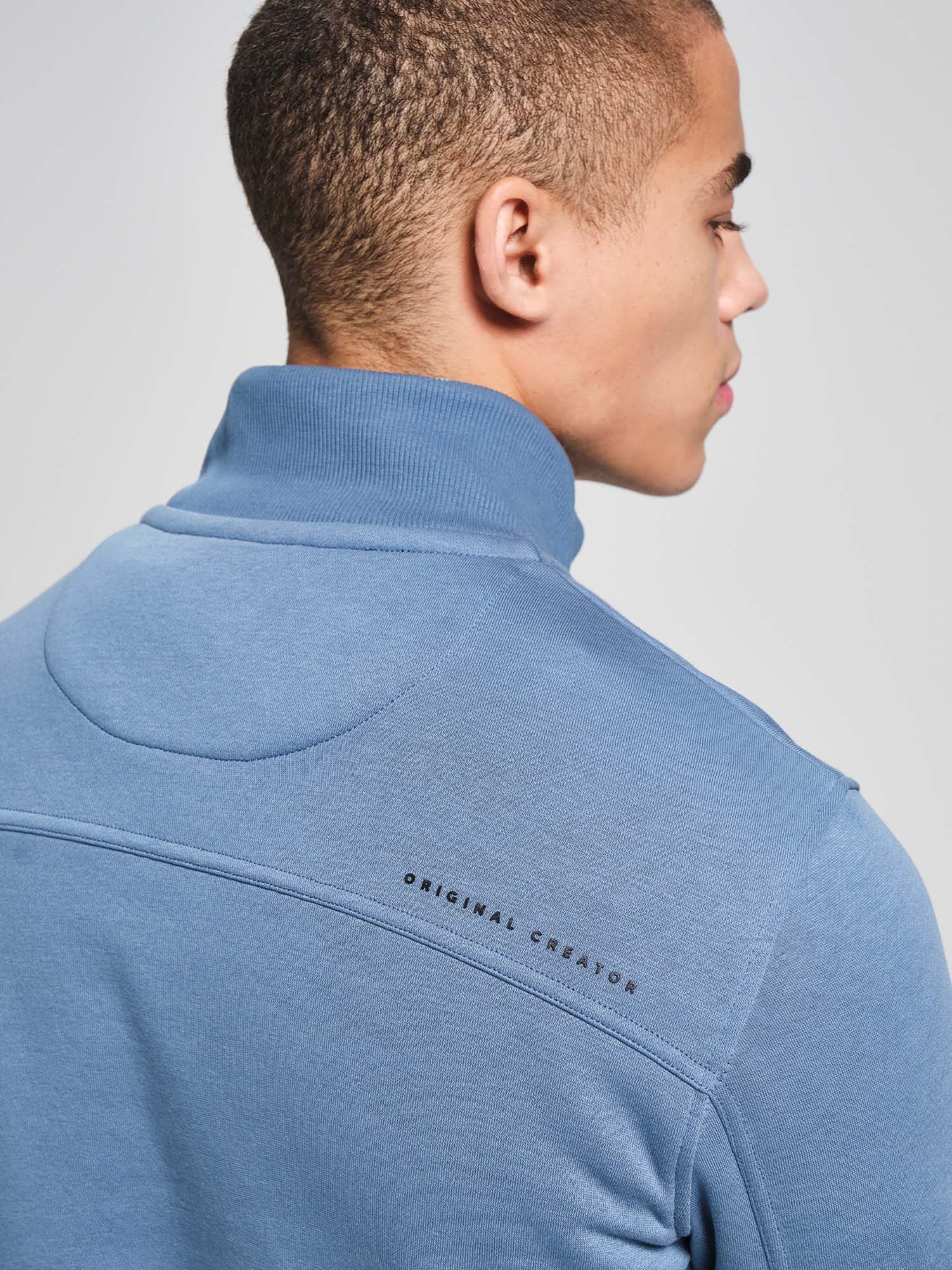 Half Zip - Cerulean Blue