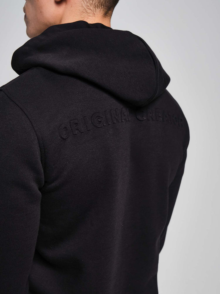 Zip Hoodie - Black