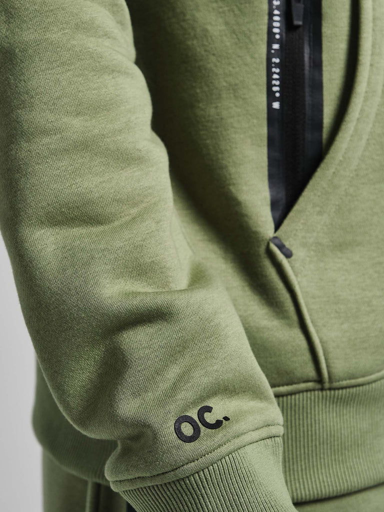 Zip Hoodie - Sage Green