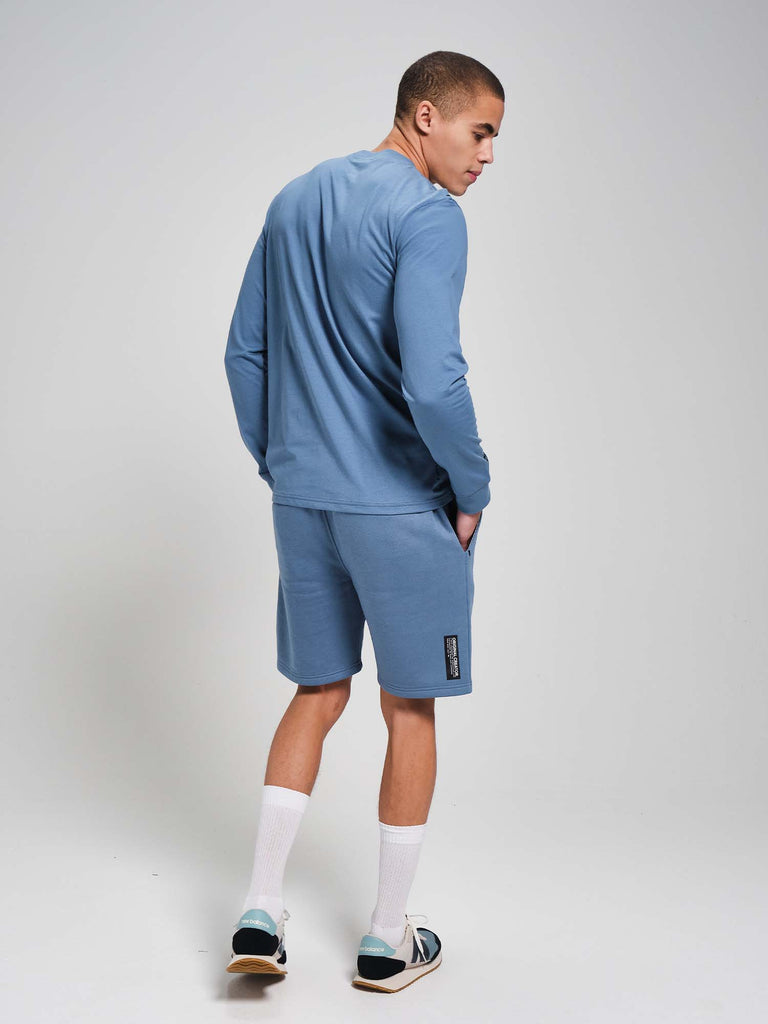OC. Long Sleeve T-Shirt - Cerulean Blue