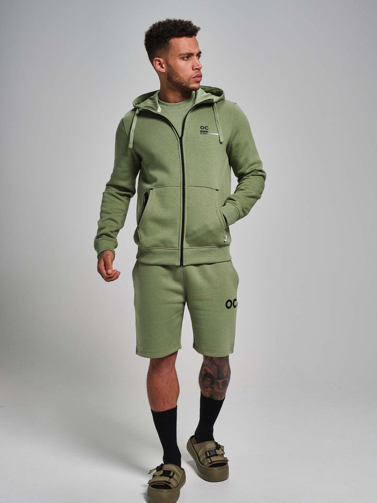 Zip Hoodie - Sage Green