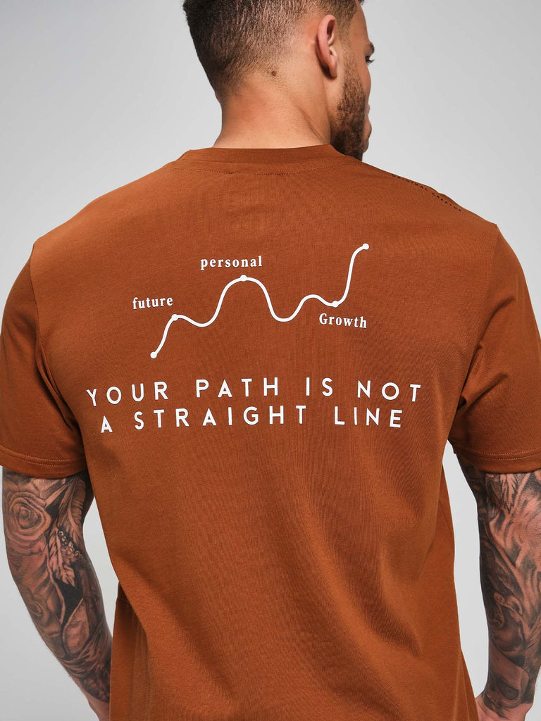 Path T-Shirt - Bronze Brown