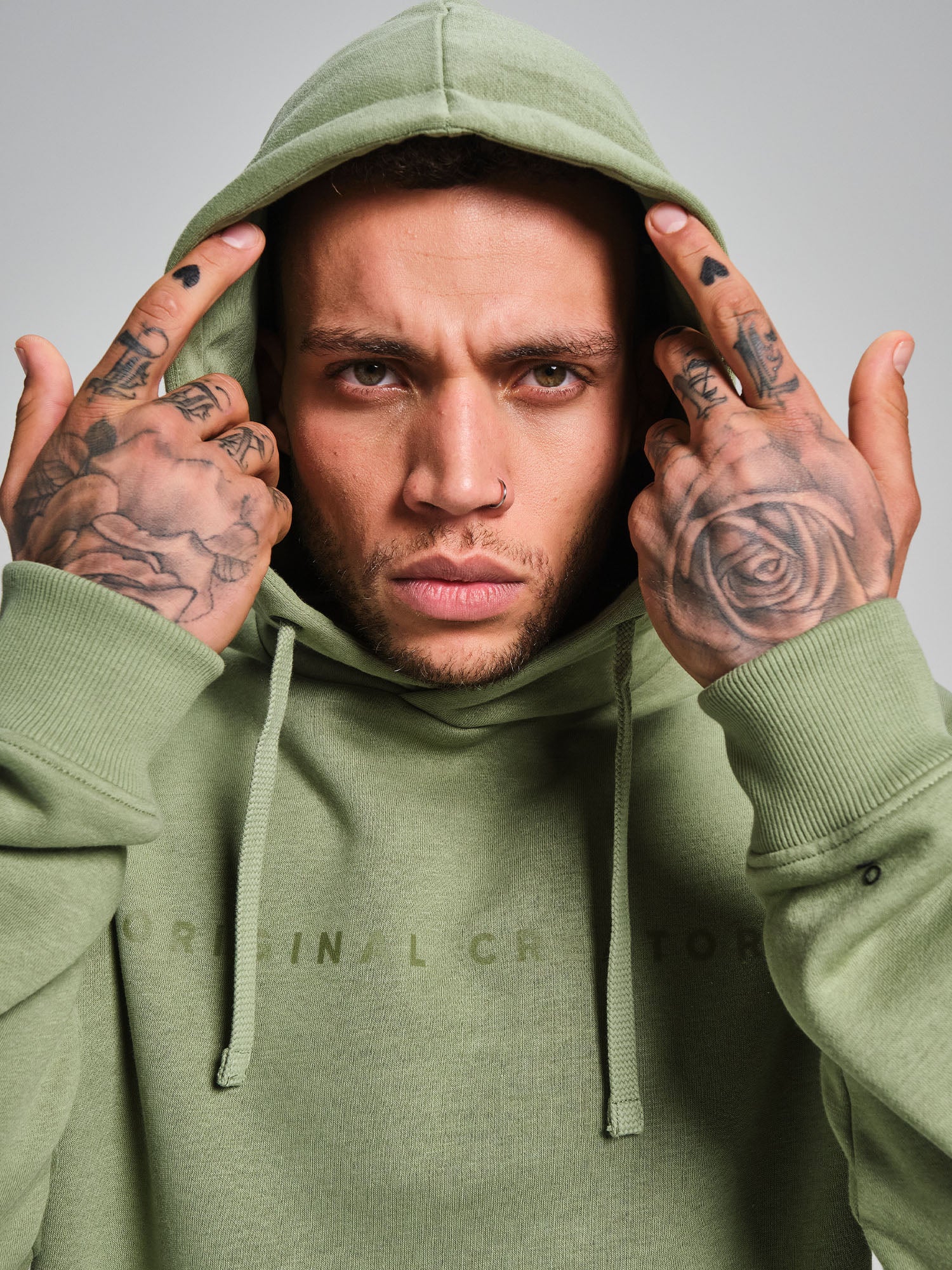 Overhead Hoodie - Sage Green