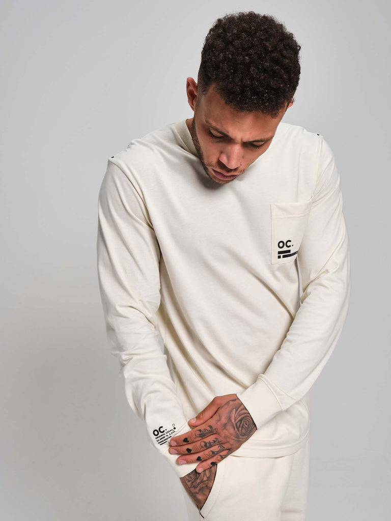 OC. Long Sleeve T-Shirt - Off White