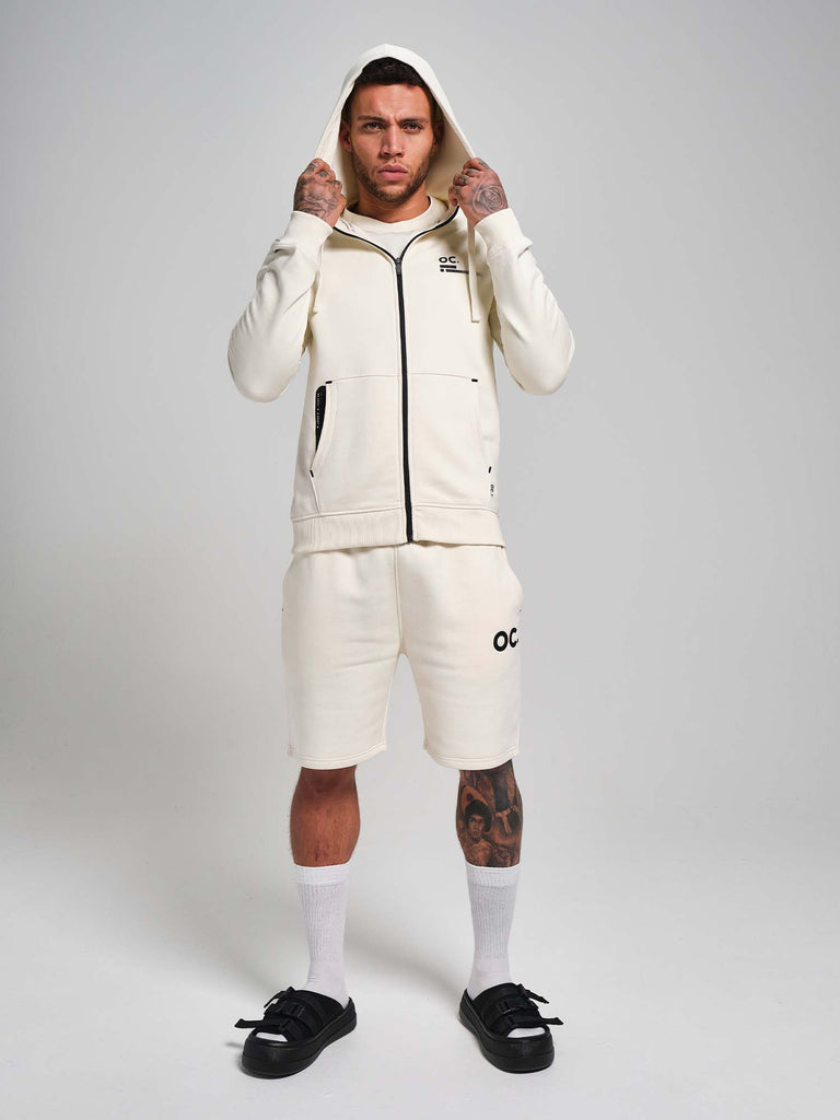 Zip Hoodie - Off White