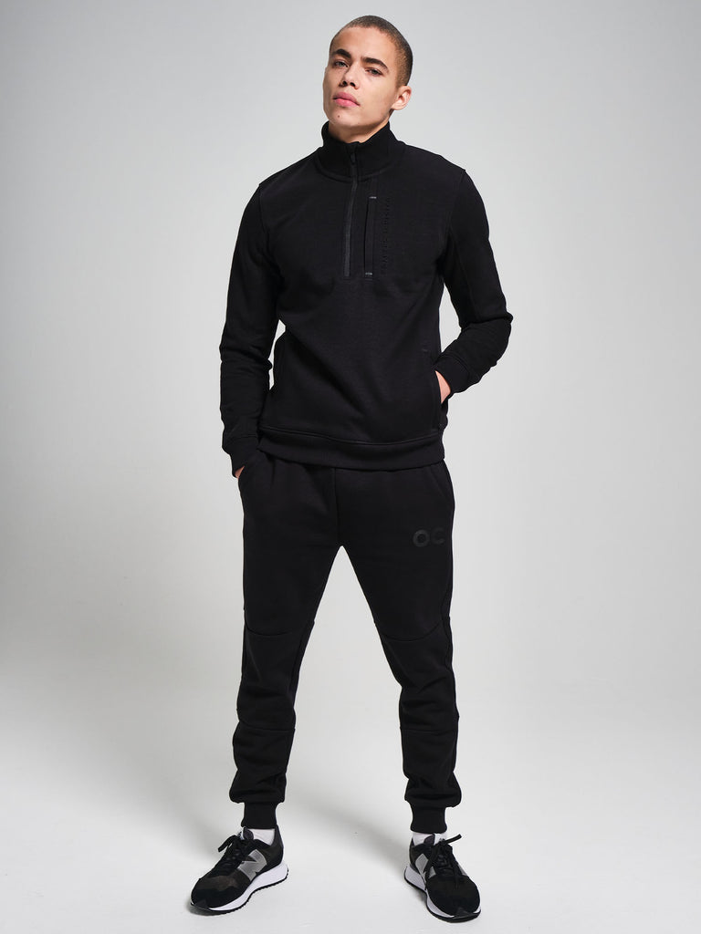 Half Zip - Black