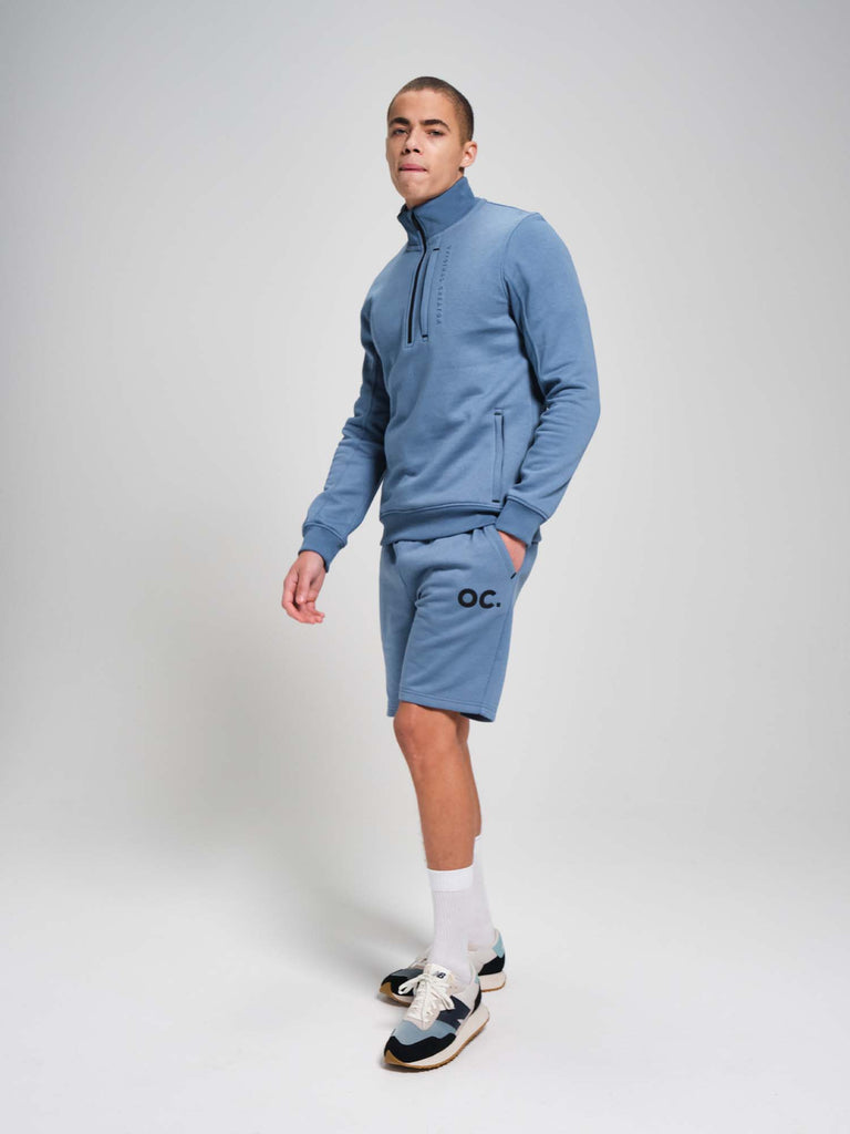 Half Zip - Cerulean Blue