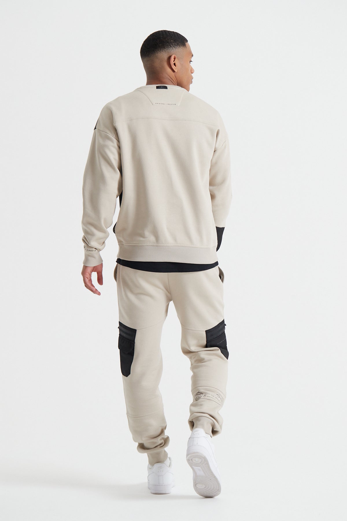 Cargo Sweatshirt - Sand Stone