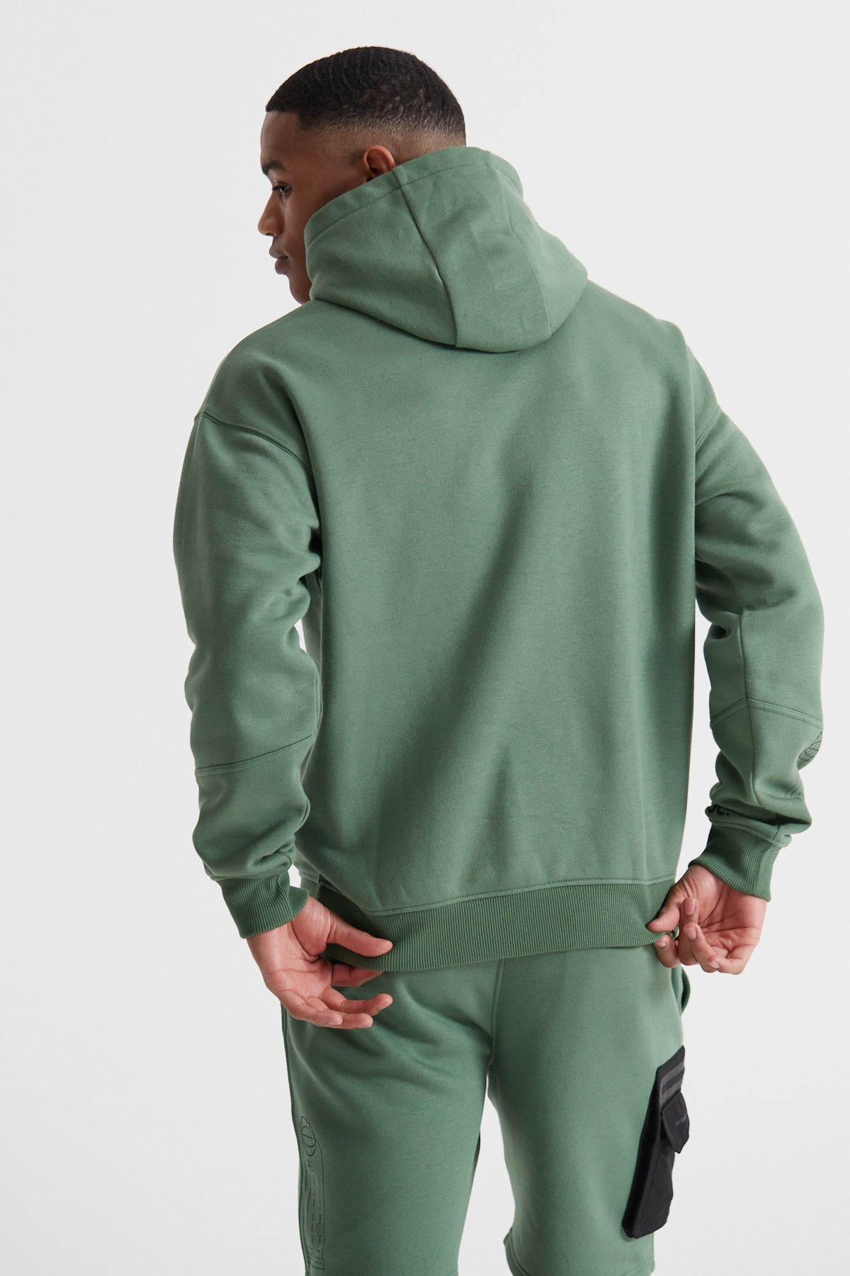 Cargo Hoodie - Jungle Green