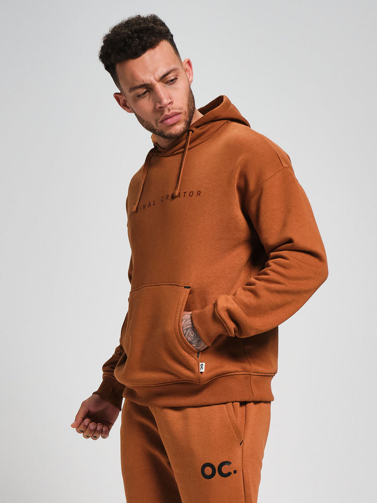 Overhead Hoodie - Bronze Brown