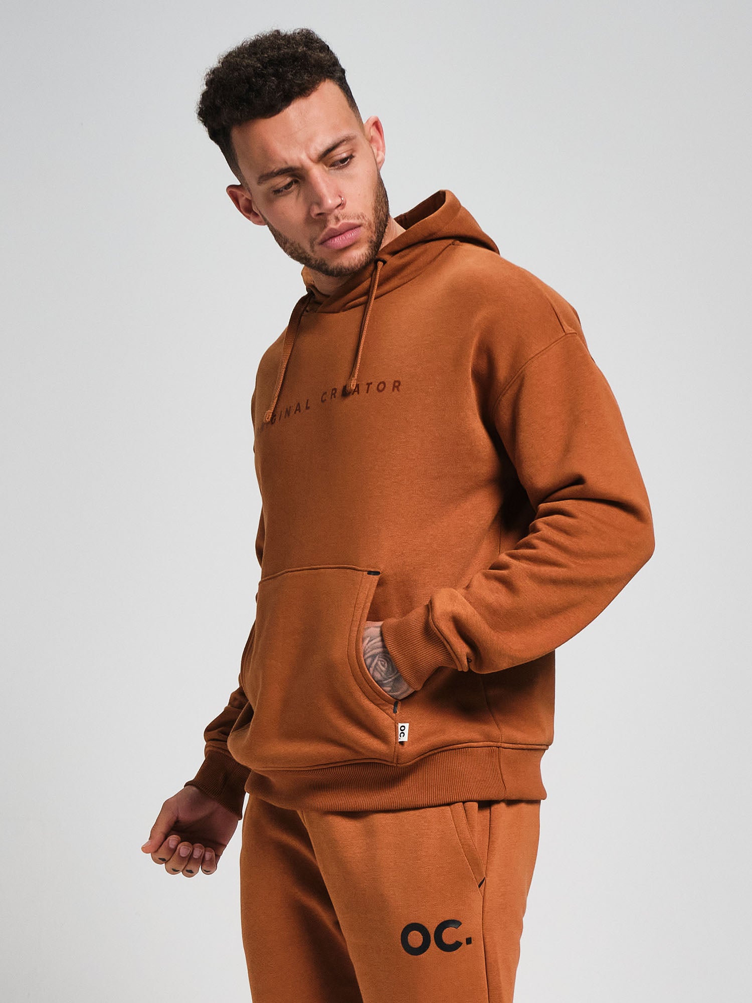 Overhead Hoodie - Bronze Brown