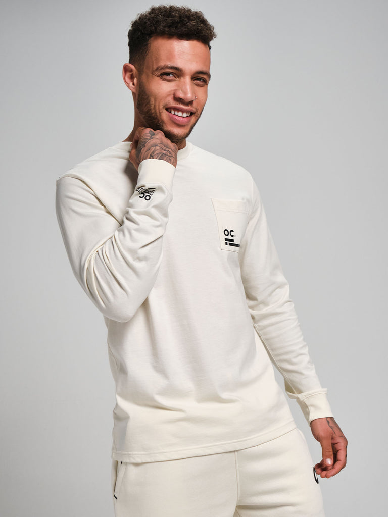 OC. Long Sleeve T-Shirt - Off White