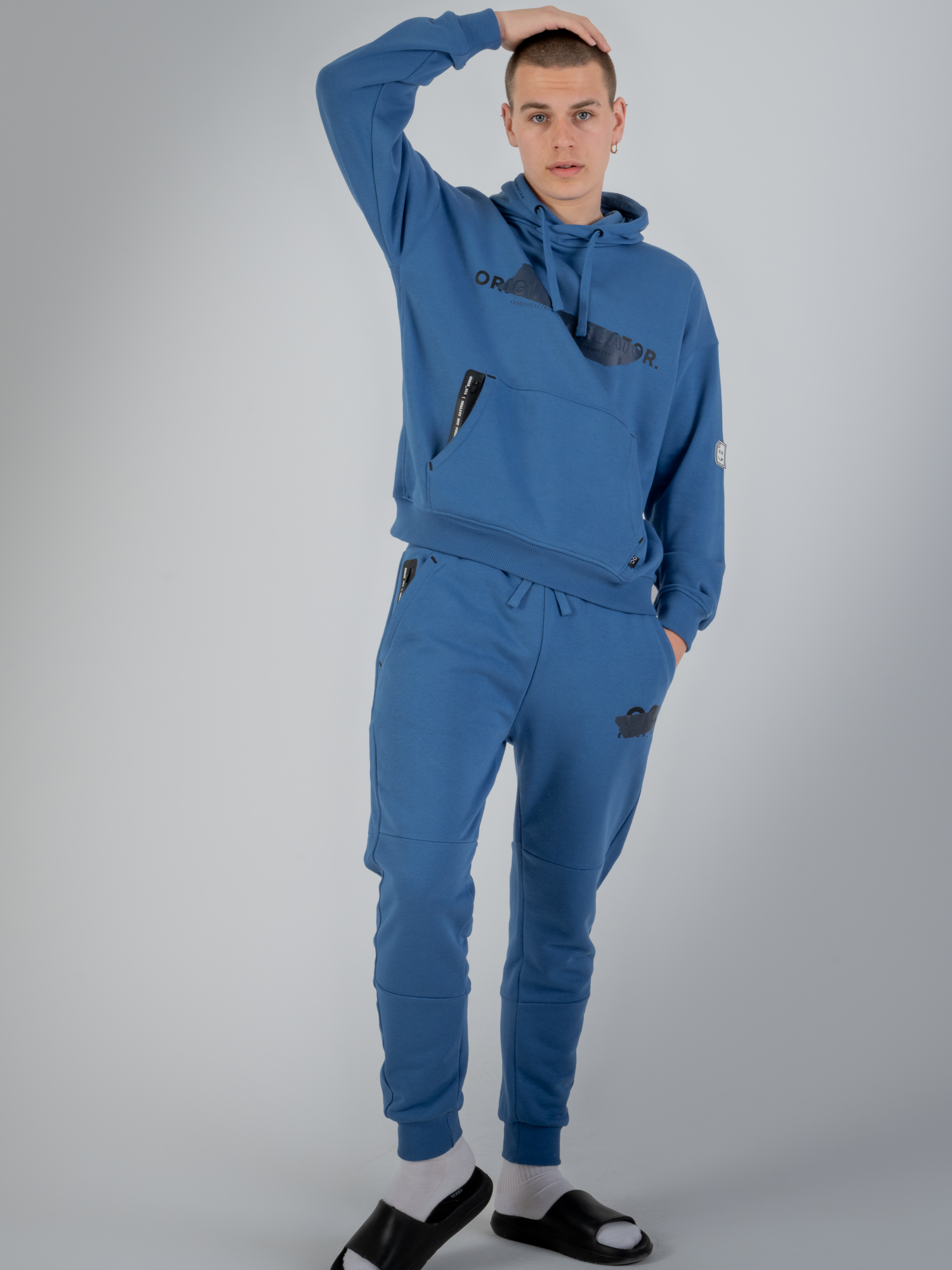 Error_404 Joggers - Yale Blue