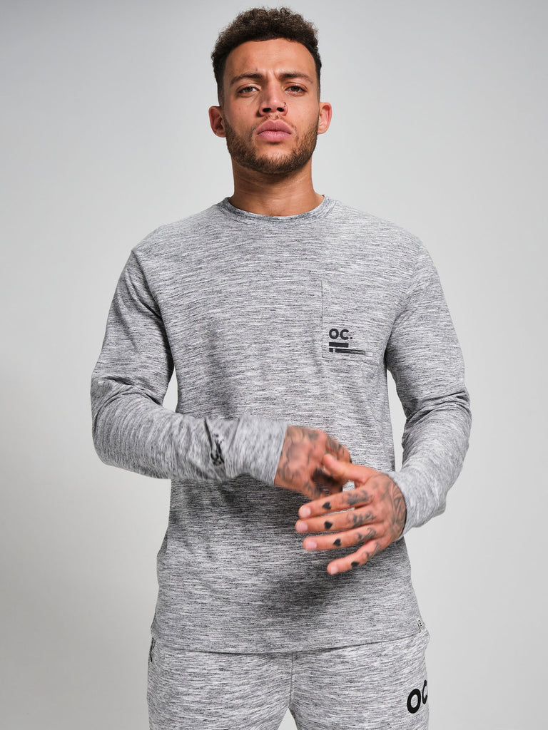 OC. Long Sleeve T-Shirt - Granite Grey