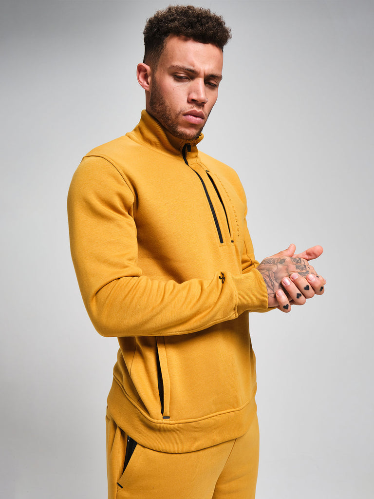 Half Zip - Turmeric Yellow