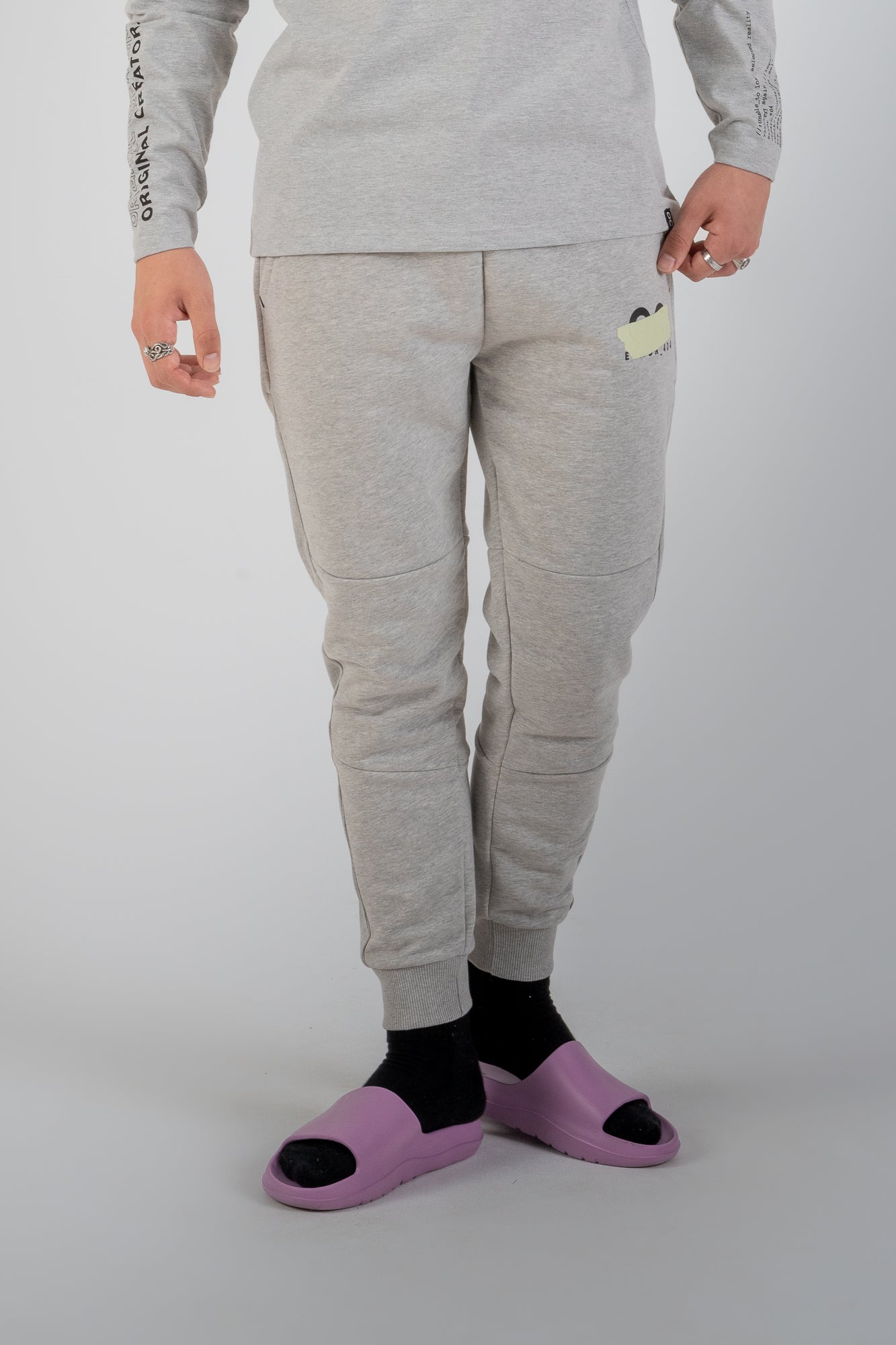 Error_404 Joggers - Granite Grey