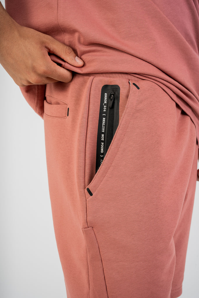Error_404 Shorts - Dusky Pink