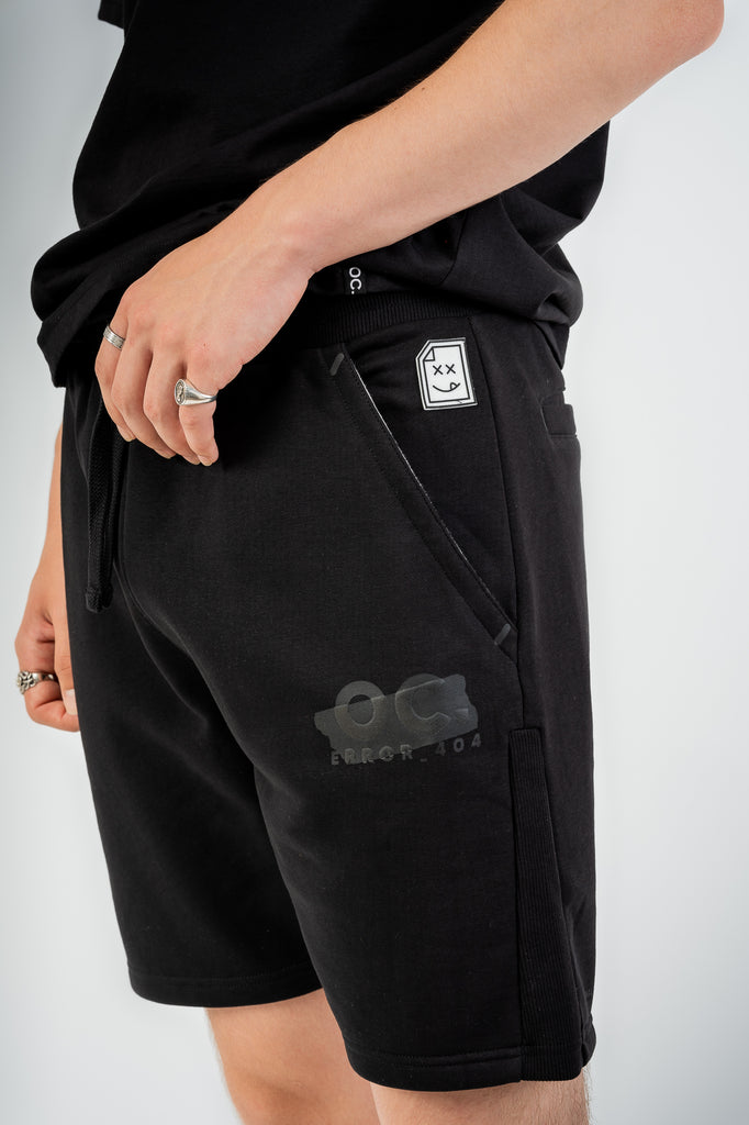 Error_404 Shorts - Jet Black