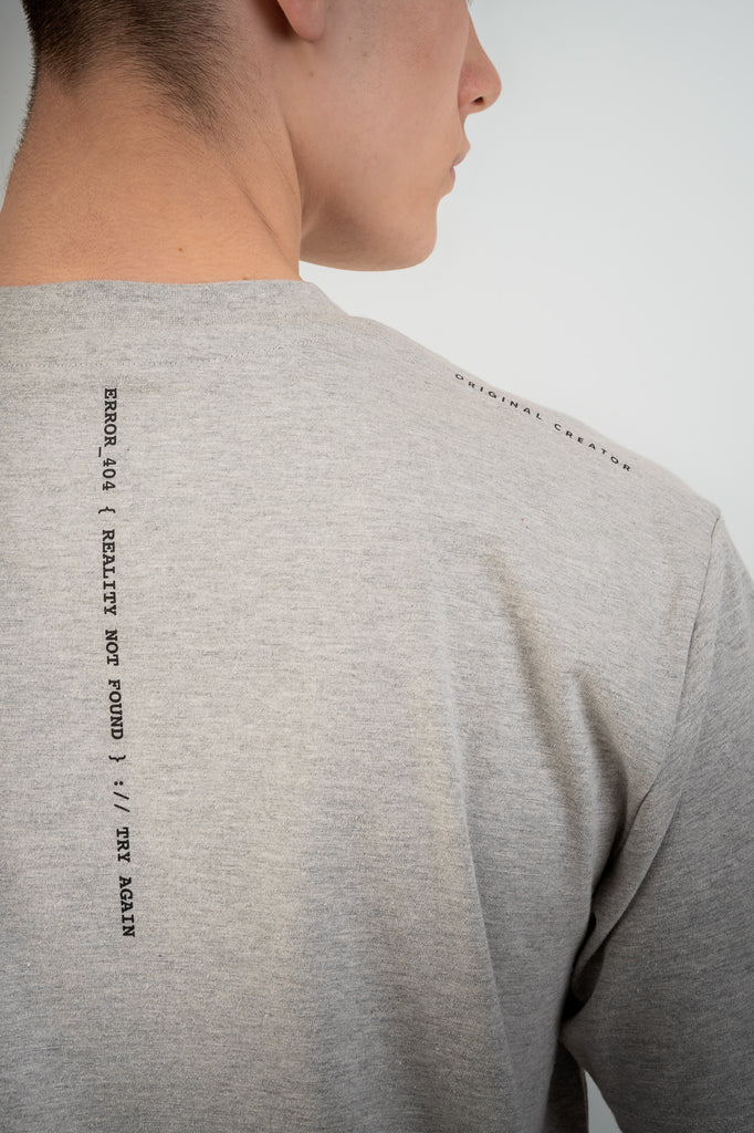 Error_404 T-Shirt - Granite Grey