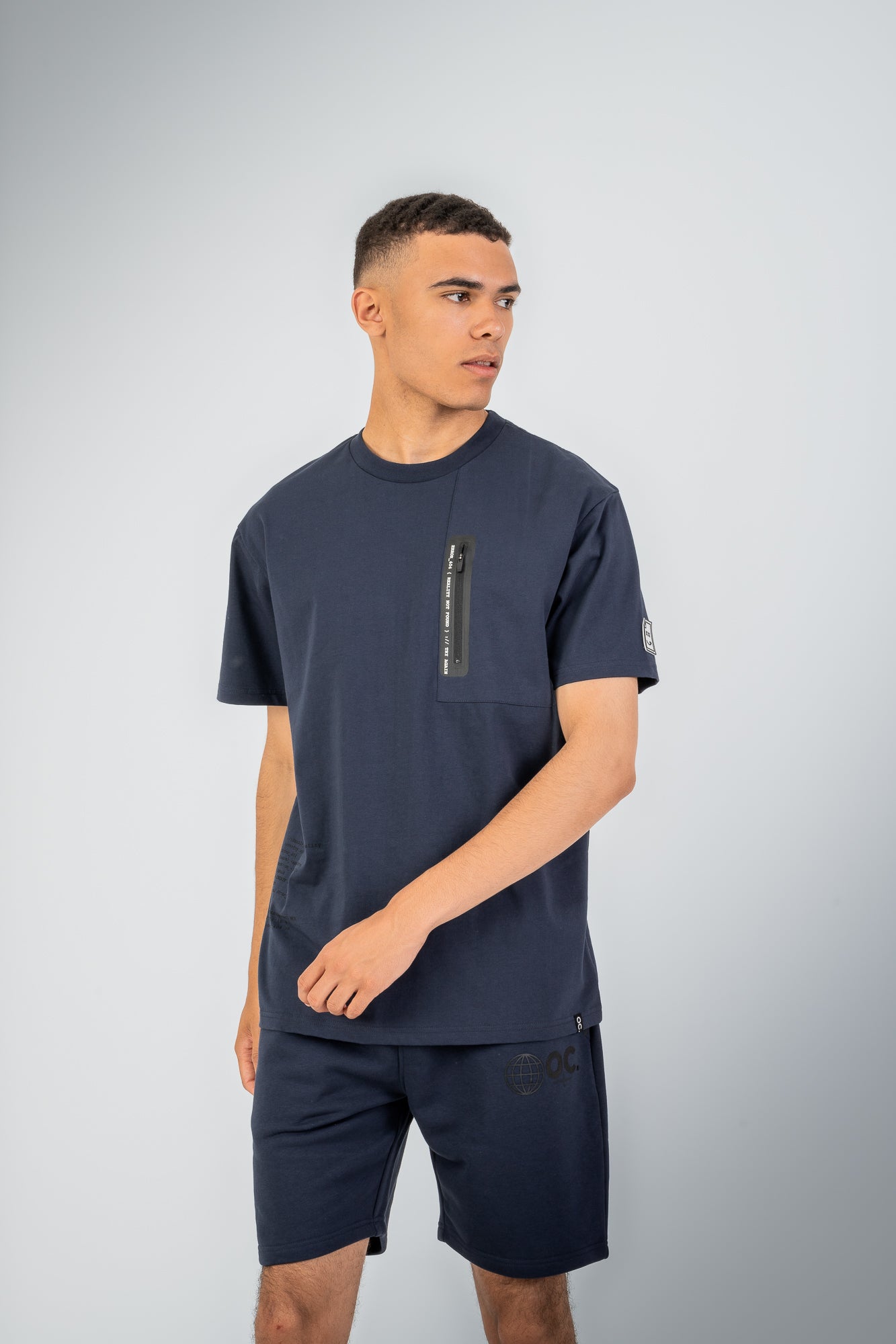HTML Zip T-Shirt - Midnight Blue