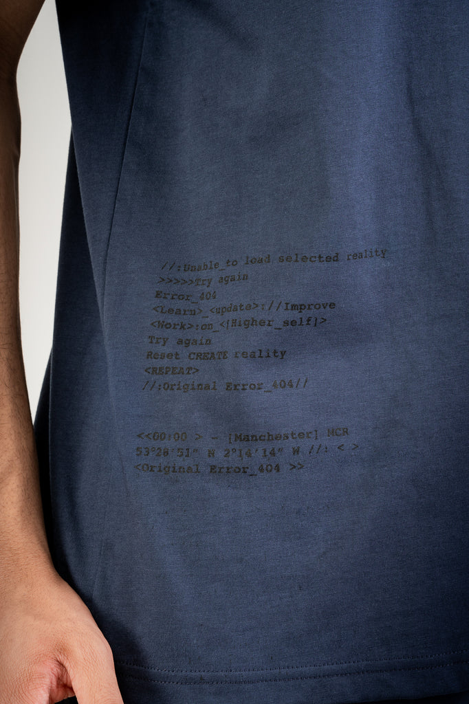 HTML Zip T-Shirt - Midnight Blue