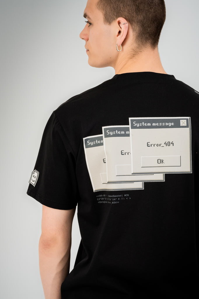 Glitch T-Shirt - Jet Black