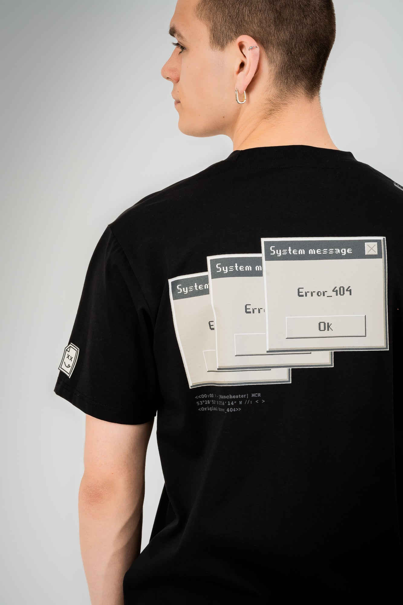 Glitch T-Shirt - Jet Black