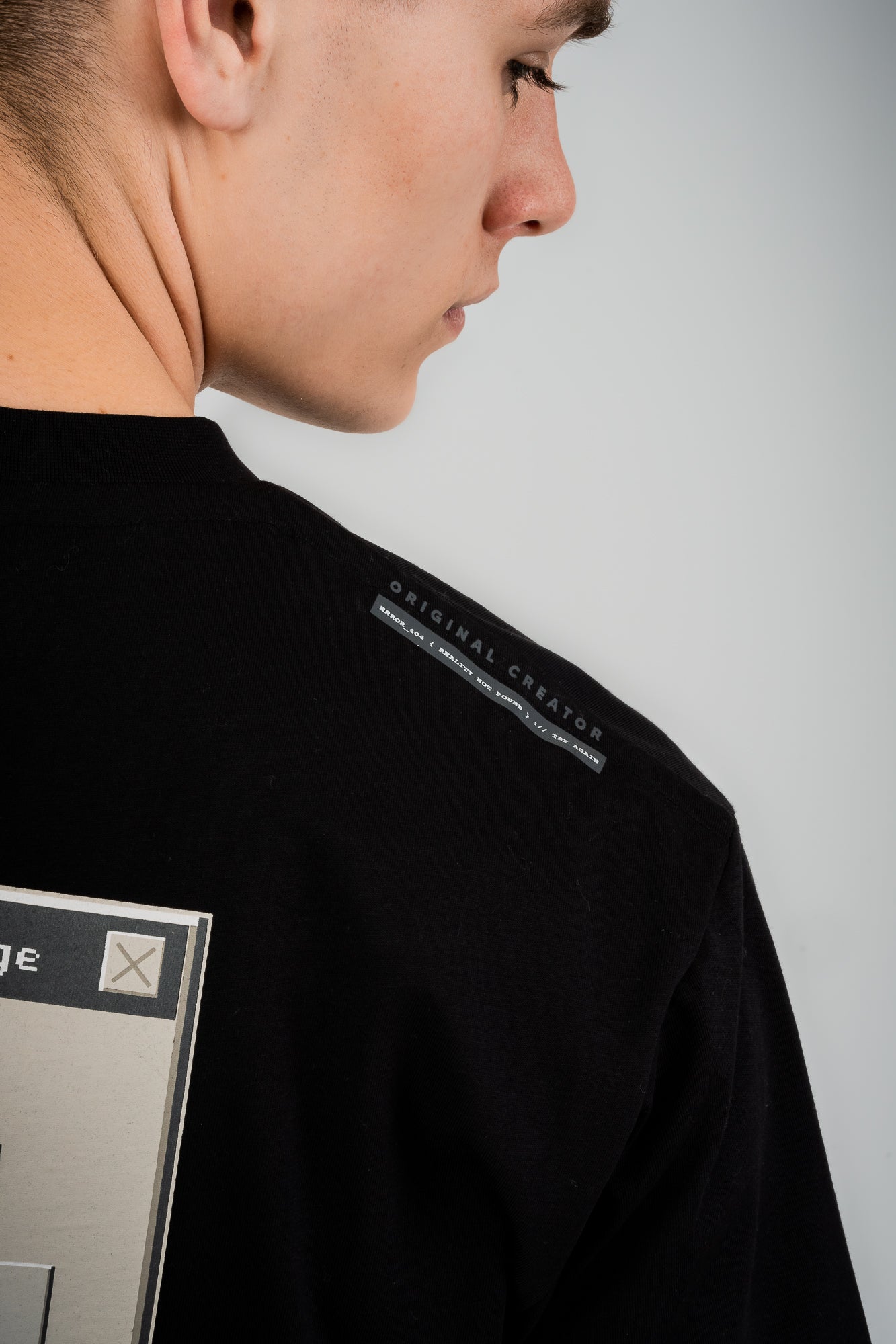 Glitch T-Shirt - Jet Black