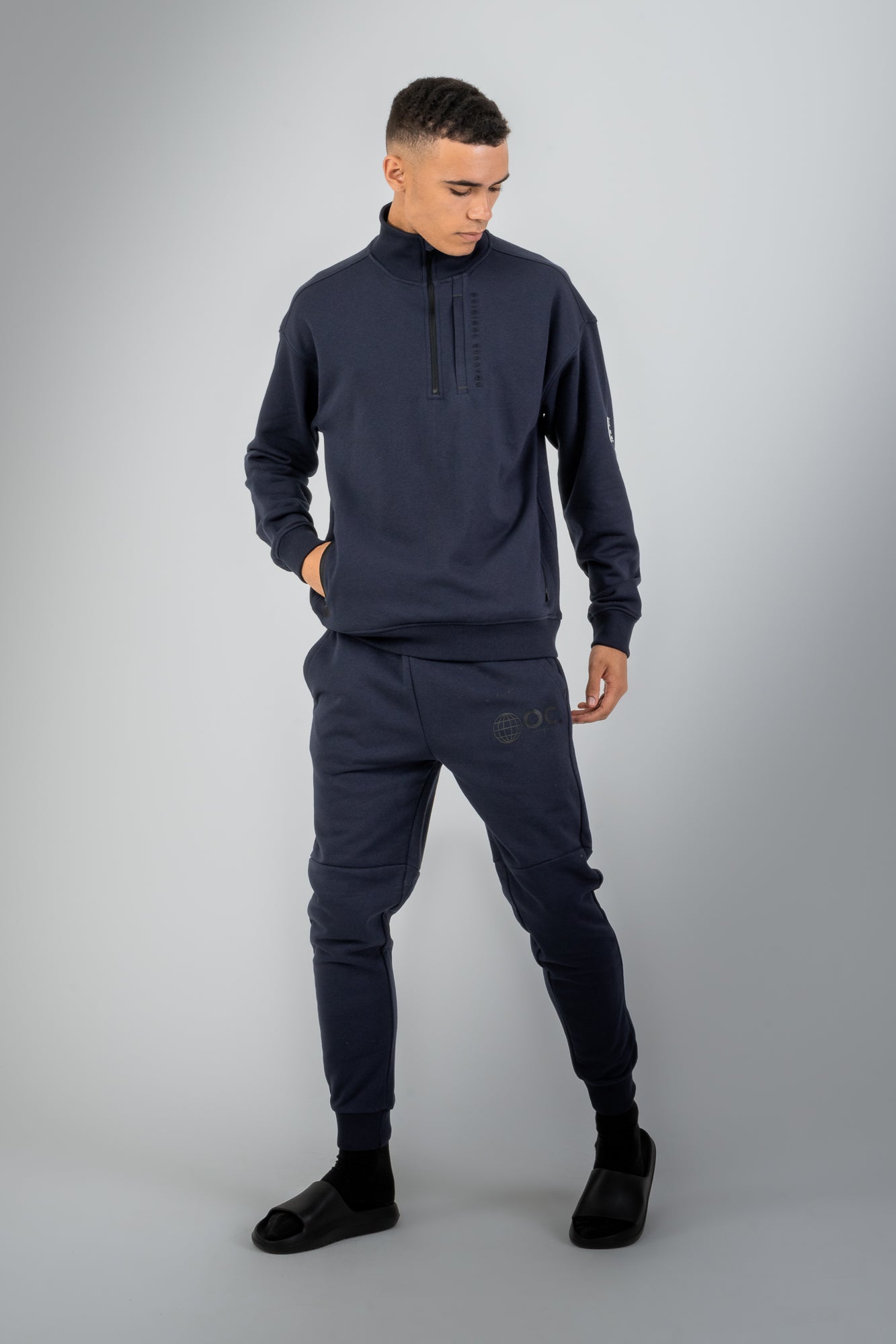 Error_404 Half-Zip - Midnight Blue
