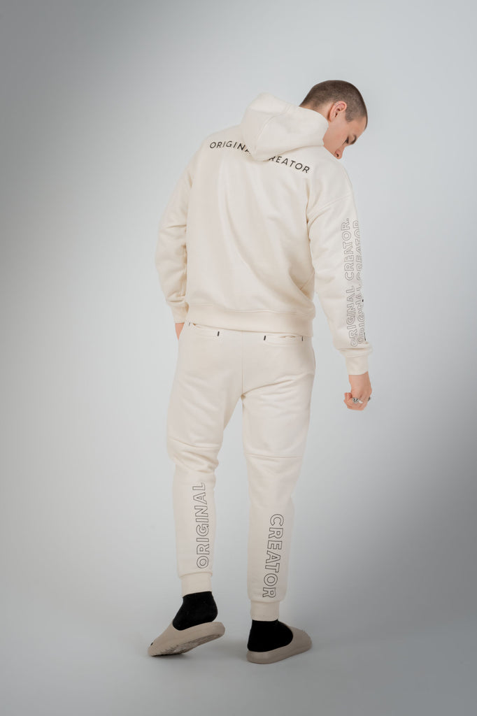 Error_404 Zip Hoodie - Off White