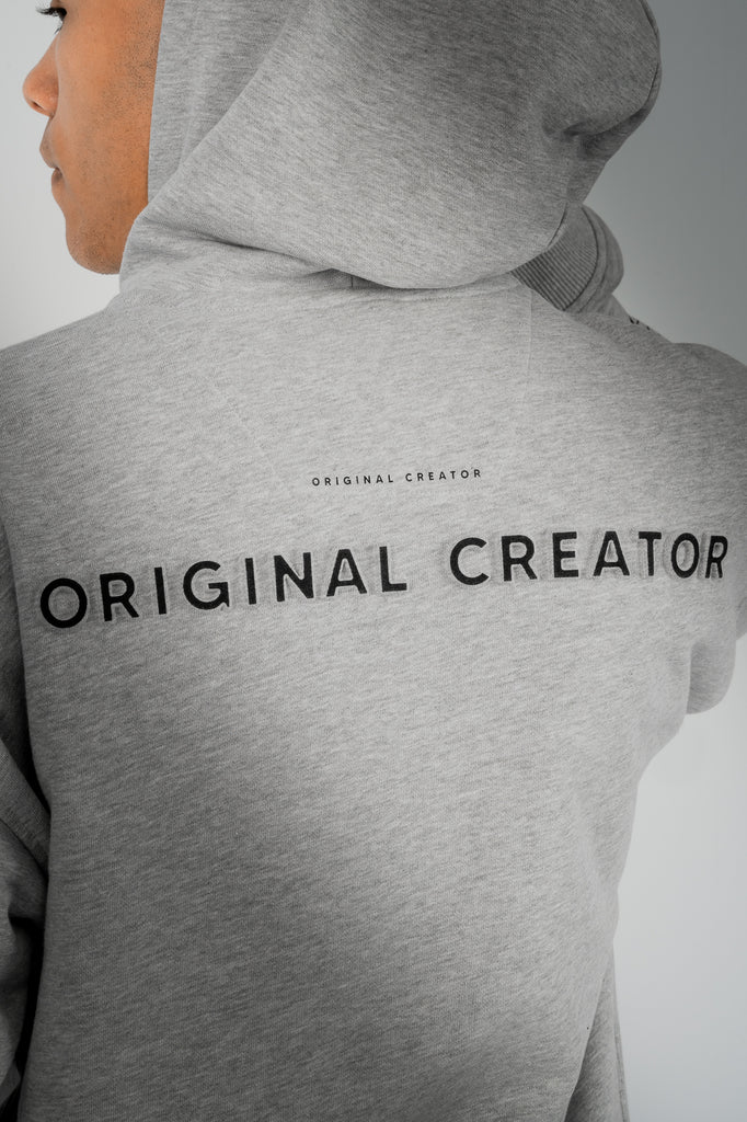 Error_404 Zip Hoodie - Granite Grey