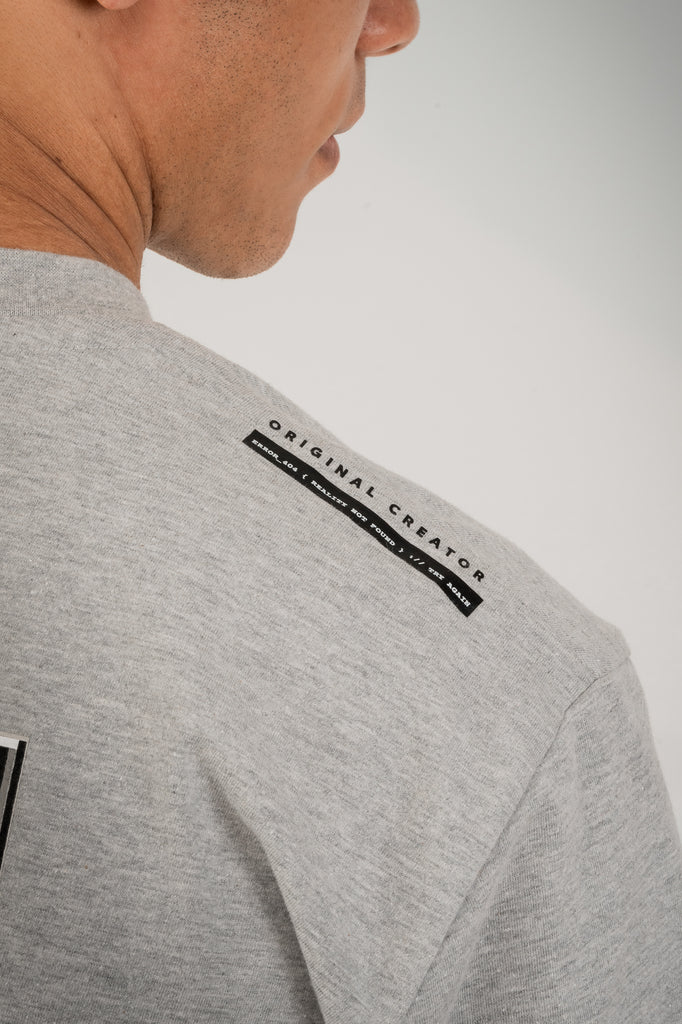 Glitch T-Shirt - Granite Grey