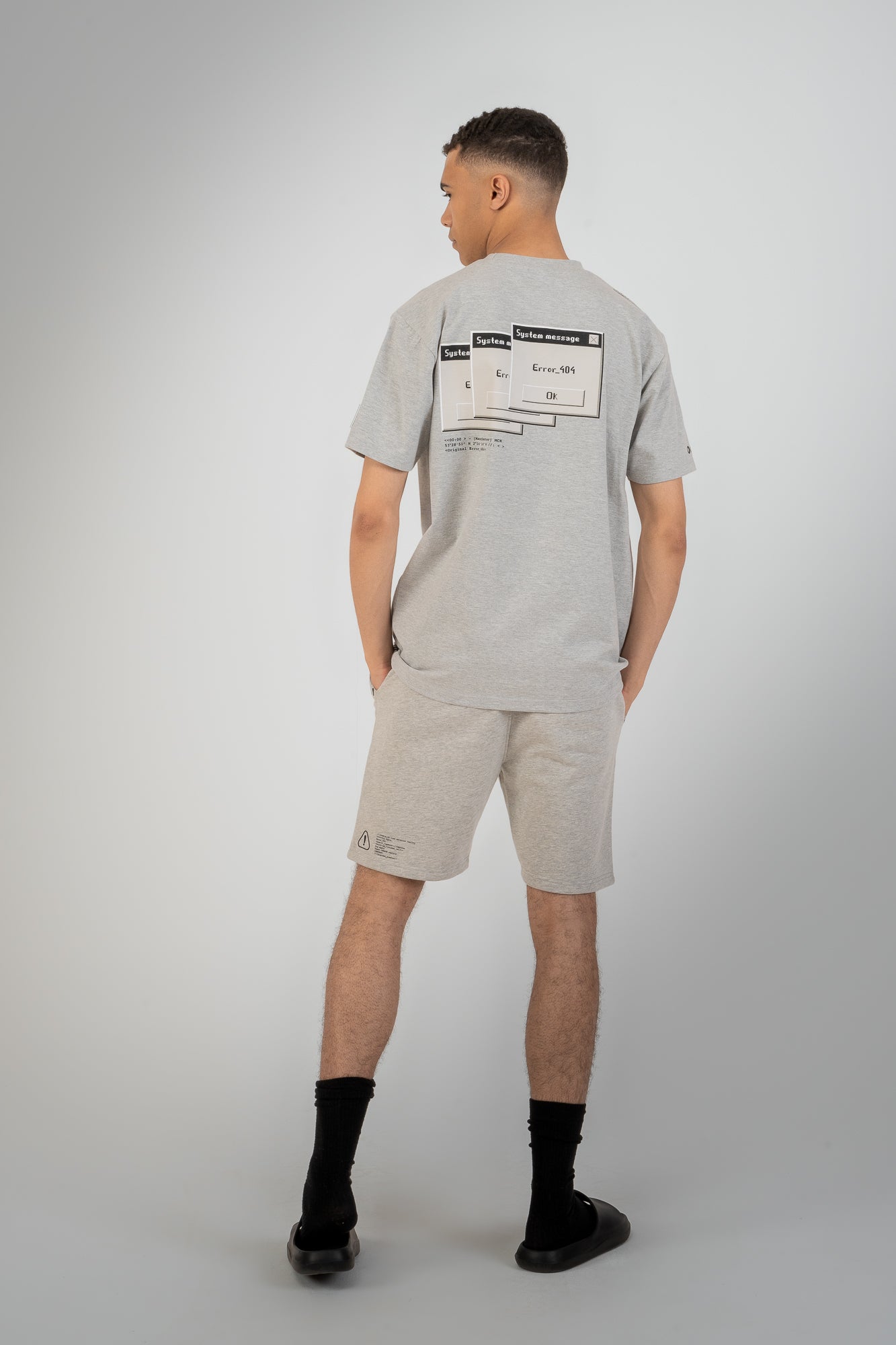 Glitch T-Shirt - Granite Grey
