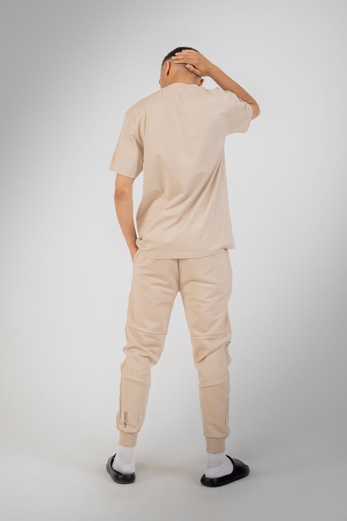 Computer Zip T-Shirt - Sand Stone