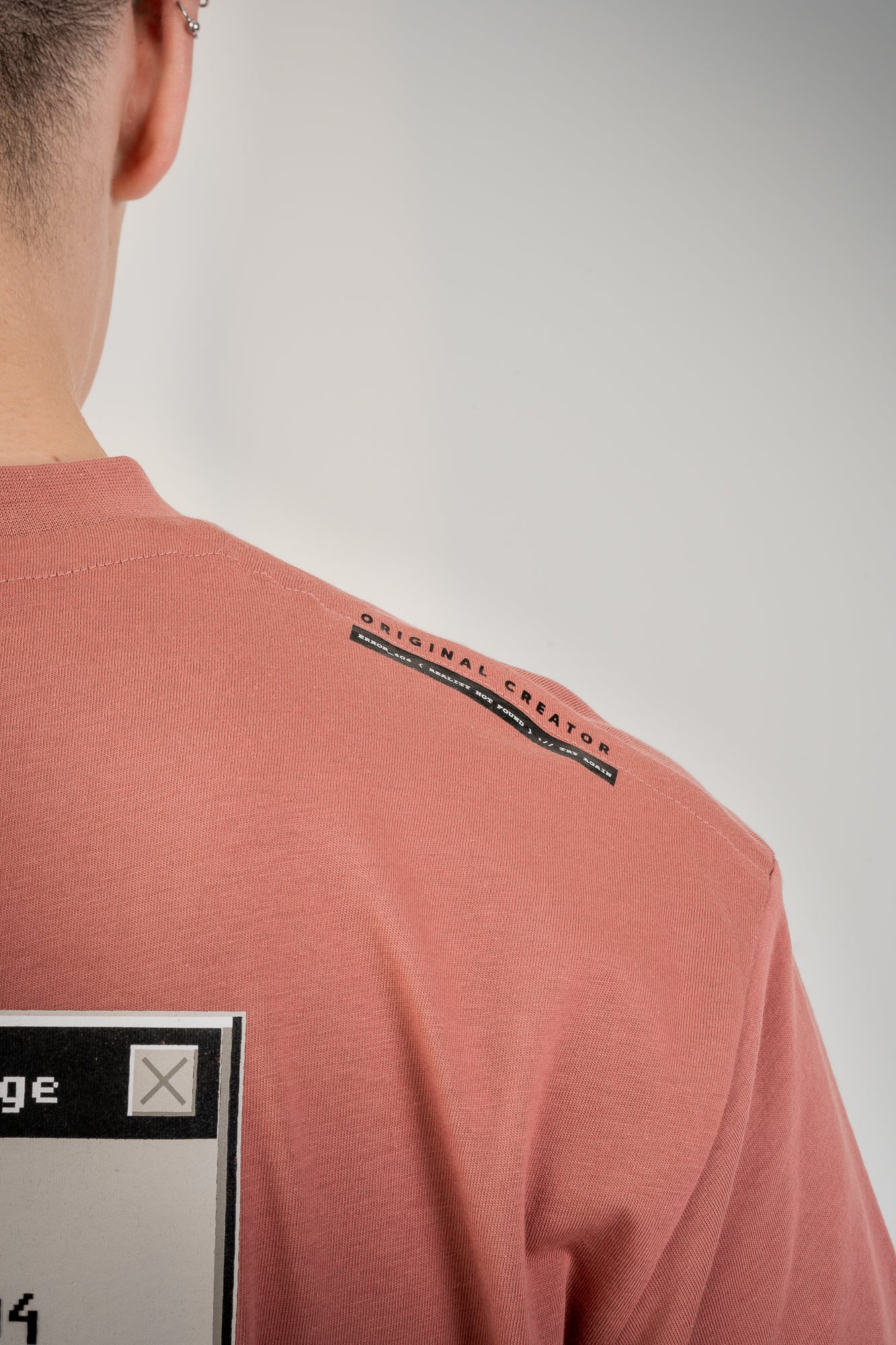 Glitch T-Shirt - Dusky Pink