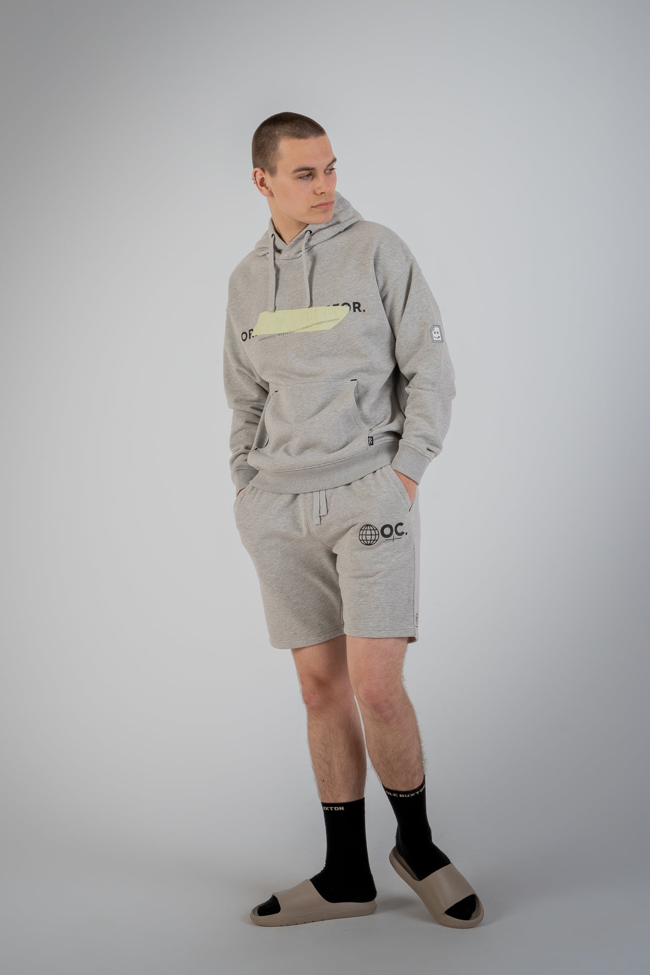 Error_404 Hoodie - Granite Grey