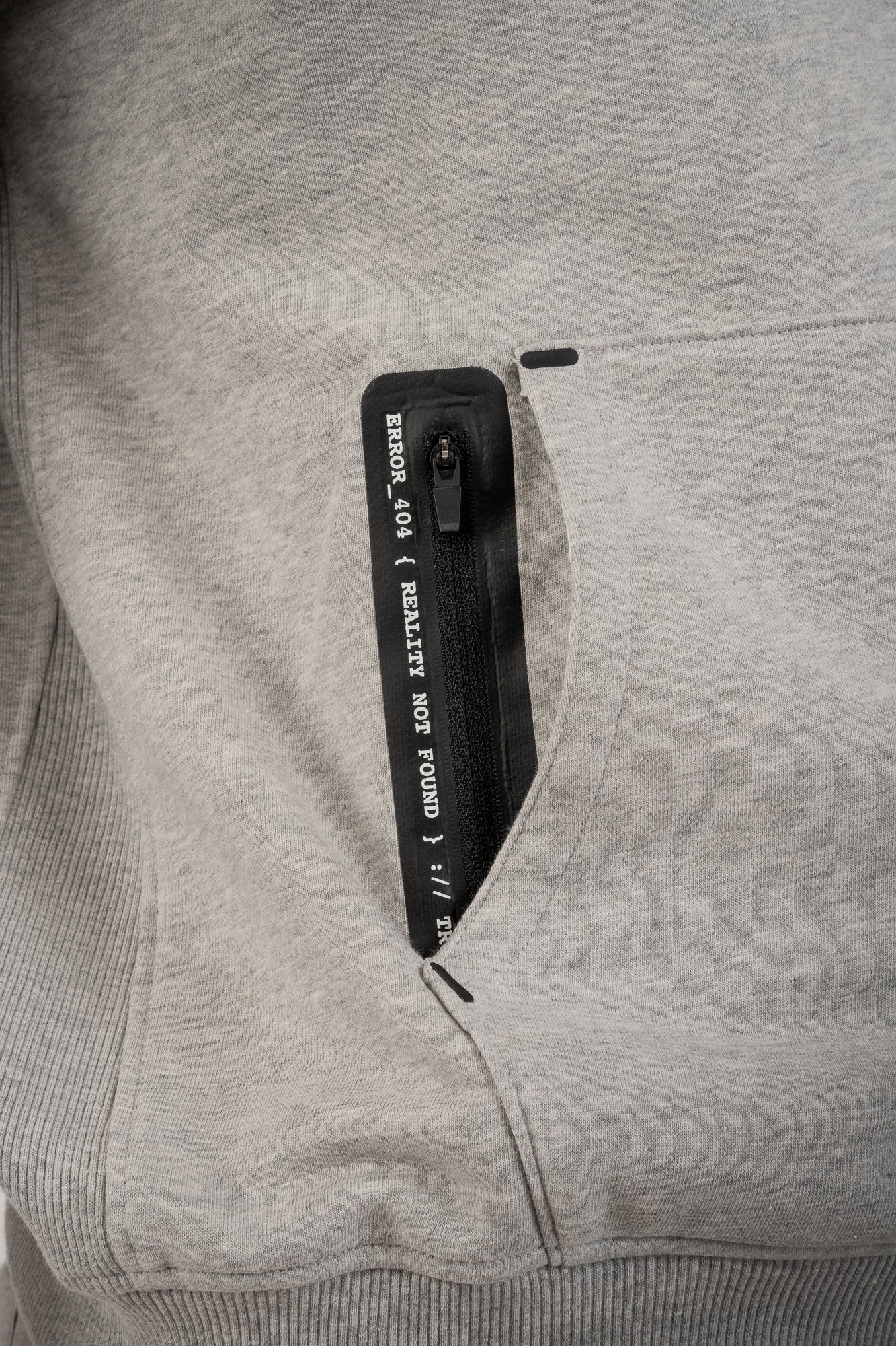 Error_404 Hoodie - Granite Grey