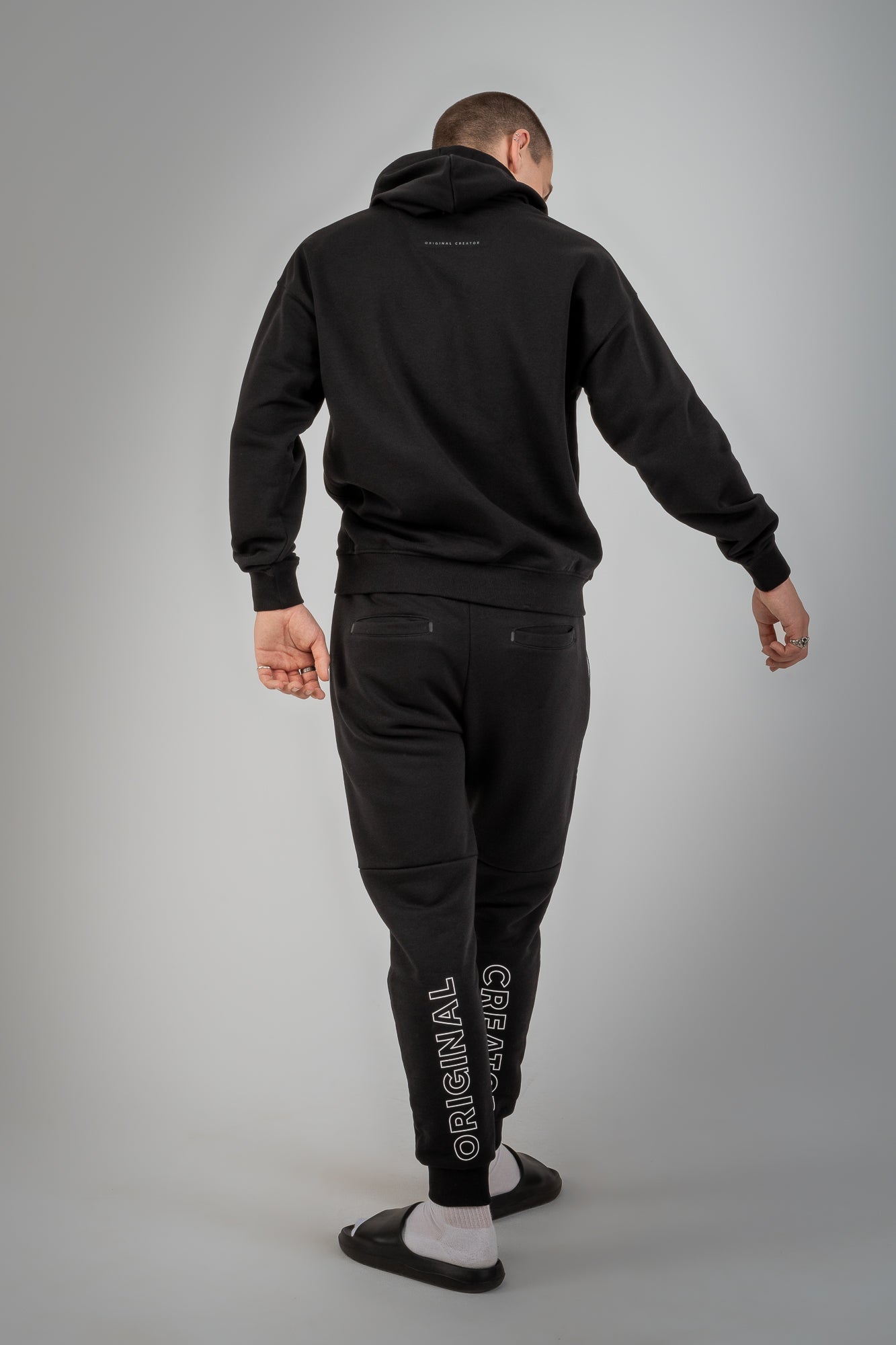 Error_404 Hoodie - Jet Black