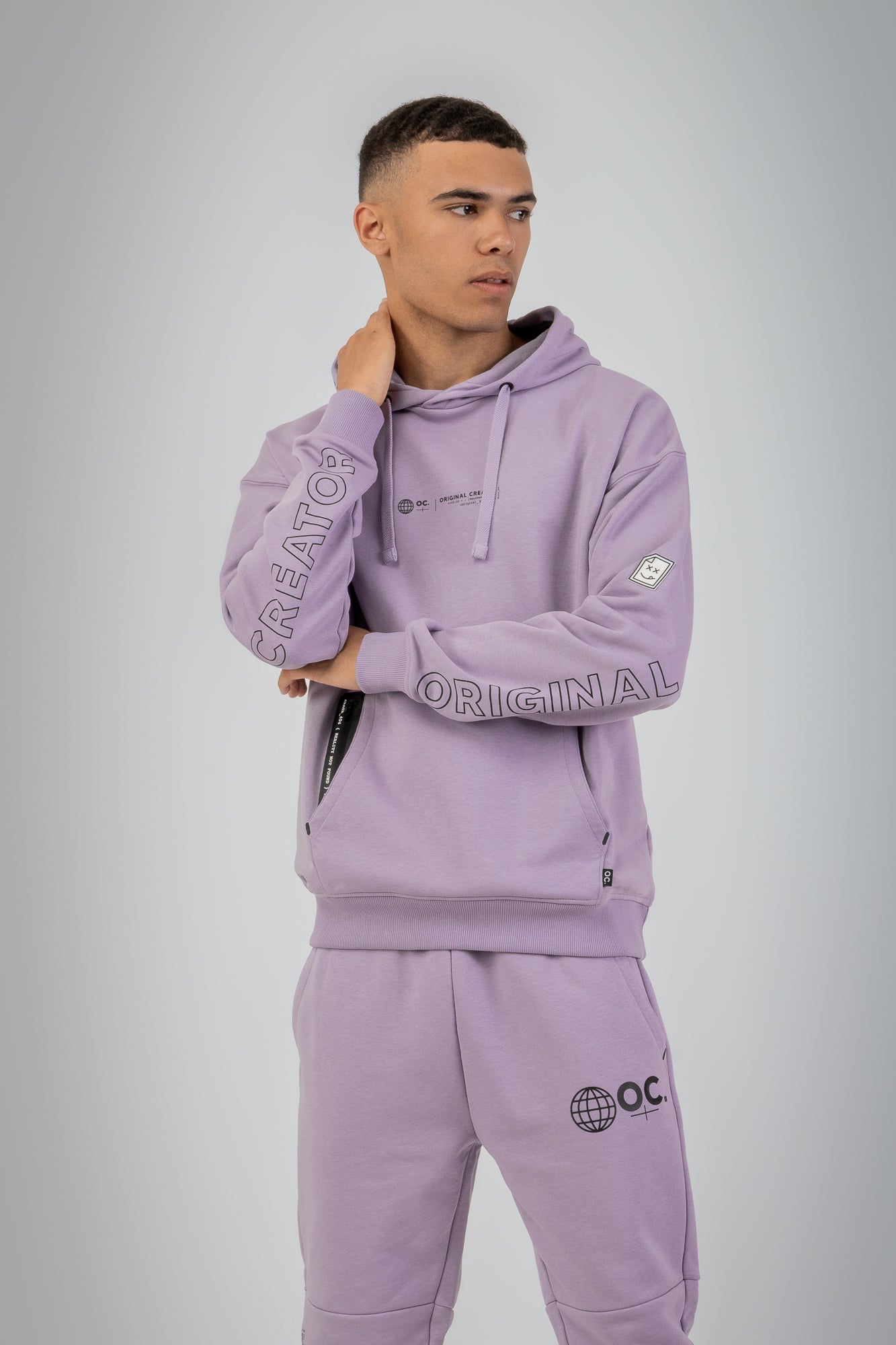 Metaverse Hoodie - Faded Lilac